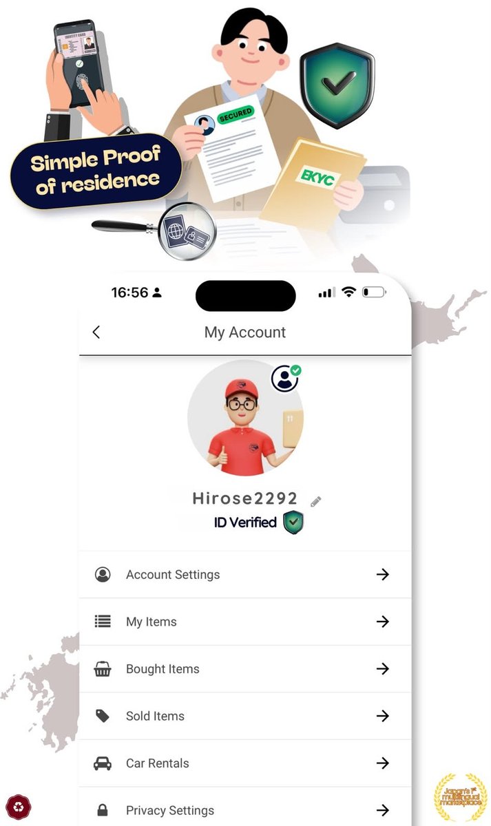Dozo ID-verified member profile for a trusted community